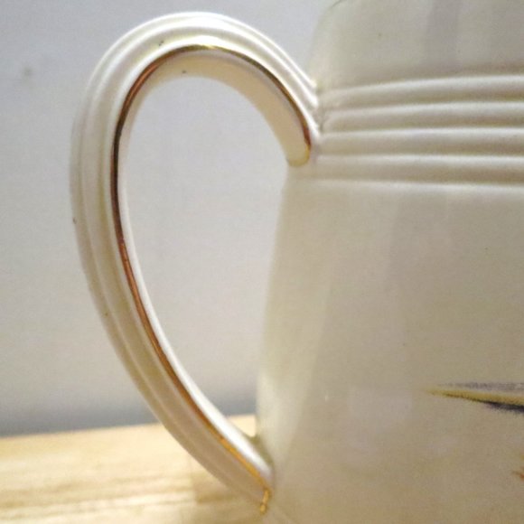 Pitcher Spaniel Dog Enoch Wedgwood Co. Ltd. #1072 Earthenware 7.5" 1908-1936 UK - Picture 5 of 10